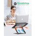 Glangeh Laptop Ständer Aluminium Robust, Belüfteter Ergonomisch Laptop Stand mit Höhenverstellbarer, Wärmeableitung Laptopständer Kompatibel mit MacBook Pro Air, Alle 10-16" Laptops