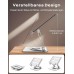 Glangeh 360° Drehbarer Laptop Ständer Höhenverstellbar, Ergonomisch Laptop Halterung Schreibtisch Robuster mit Zweifachstütze, Verstellbarer Notebook Ständer kompatibel mit MacBook Air Pro, bis 16 Zoll