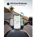 Glangeh Handyhalterung Fahrrad, [Sicheres Schloss] 360° Drehbar Universal Handyhalterung Motorrad, Vollständiger Schutz Handyhalter Fahrrad Organisation für MTB, Kinderwagen, für 4,7-6,8 Smartphone，Schwarz
