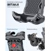 Glangeh Handyhalterung Fahrrad, [Sicheres Schloss] 360° Drehbar Universal Handyhalterung Motorrad, Vollständiger Schutz Handyhalter Fahrrad Organisation für MTB, Kinderwagen, für 4,7-6,8 Smartphone，Schwarz