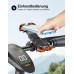 Glangeh Handyhalterung Fahrrad, [Sicheres Schloss] 360° Drehbar Universal Handyhalterung Motorrad, Vollständiger Schutz Handyhalter Fahrrad Organisation für MTB, Kinderwagen, für 4,7-6,8 Smartphone