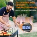Glangeh Grillthermometer, Sofort Lesbares Fleischthermometer Digitales mit Wasserdichter IP66-Zertifizierung, Hintergrundbeleuchtetem LCD-Bildschirm und 5,2-Zoll-Langer Sonde Temperaturmessgerät