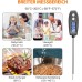 Glangeh Grillthermometer, Sofort Lesbares Fleischthermometer Digitales mit Wasserdichter IP66-Zertifizierung, Hintergrundbeleuchtetem LCD-Bildschirm und 5,2-Zoll-Langer Sonde Temperaturmessgerät