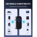 Glangeh Bluetooth 5.3 Adapter Auto, Upgraded Lärmminderung 3,5mm Aux Bluetooth Adapter, 16H Standby Empfänger Receiver Klinke für Auto Audio System, Kopfhörer, Speaker, Stereo-Endstufen