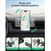 Glangeh 15W Schnelles Laden Handyhalterung Auto mit Ladefunktion, Automatischer Klemmung Induktive Ladestation Auto für Lüftung+ Saugnapf, Kompatibel mit iPhone 17/16/15, Galaxy S24/S23 Ultra