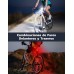 Glangeh Luz Bicicleta Recargable USB, Luces Bicicleta Delantera y Trasera de 1.5H Carga Rápida, 4+6 Modos y IP65 Resistente con Luz Trasera Bicicleta para Ciclismo de Carretera y Montaña de la Noche