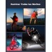 Glangeh Luz Bicicleta Recargable USB, Luces Bicicleta Delantera y Trasera de 1.5H Carga Rápida, 4+6 Modos y IP65 Resistente con Luz Trasera Bicicleta para Ciclismo de Carretera y Montaña de la Noche