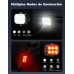 Glangeh Luz Bicicleta Recargable USB, Luces Bicicleta Delantera y Trasera de 1.5H Carga Rápida, 4+6 Modos y IP65 Resistente con Luz Trasera Bicicleta para Ciclismo de Carretera y Montaña de la Noche