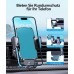 Glangeh Handyhalterung Auto Lüftung, Upgrade Hakenclip Handy Halterung Auto, 360° Drehbar KFZ Auto Kühlerhalterungen mit EIN-Knopf-Release, Kompatibel mit iPhone 17 Pro Max, Alle 4-7" Smartphone