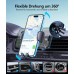 Glangeh Handyhalterung Auto Lüftung, Upgrade Hakenclip Handy Halterung Auto, 360° Drehbar KFZ Auto Kühlerhalterungen mit EIN-Knopf-Release, Kompatibel mit iPhone 17 Pro Max, Alle 4-7" Smartphone