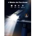 Glangeh Lumiere Velo LED Ultra Puissant, [Phares Latéraux] Lampe Velo Rechargeable USB, 4 + 6 Modes Éclairage Velo Avant et Arrière, 360°Rotatif & Étanche IP65, Accessoire de Vélo Enfant, VTT, VTC